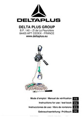 Deltaplus TC013 Mode D'emploi