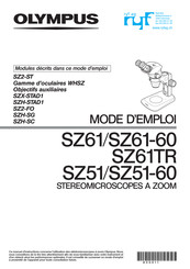 Olympus SZ61TR Mode D'emploi