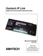 Kantech IP Link Manuel D'installation