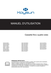 Kaysun KCIS-105 DR11 Manuel D'utilisation