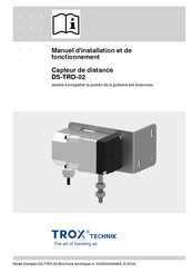 Trox Technik DS-TRD-02 Manuel D'installation Et De Fonctionnement