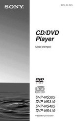 Sony DVP-NS410 Mode D'emploi