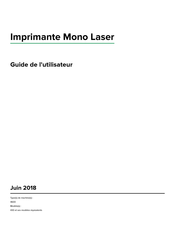 Lexmark Mono Laser Guide De L'utilisateur