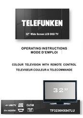 Telefunken TF3236HX847LU Mode D'emploi