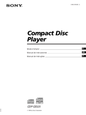 Sony CDP-CE525 Mode D'emploi