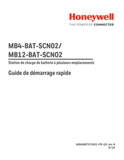 Honeywell MB4-BAT-SCNO2 Guide De Démarrage Rapide