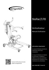 ergolet Stellar/170 Manuel D'utilisation