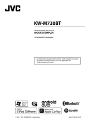 JVC KW-M730BT Mode D'emploi