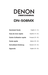 Denon Professional DN-508MXA Guide D'utilisation