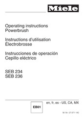 Miele SEB 234 Instructions D'utilisation