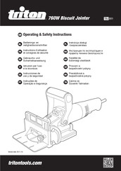 Triton TBJ 001 Instructions D'utilisation Et Consignes De Sécurité