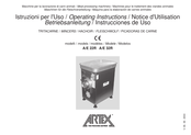 ARTEX A/E 22R Notice D'utilisation