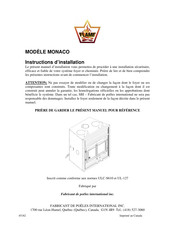 Flame MONACO Instructions D'installation