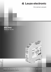 Leuze electronic MSI-RM2 Manuel D'utilisation