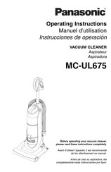 Panasonic MC-UL675 Manuel D'utilisation