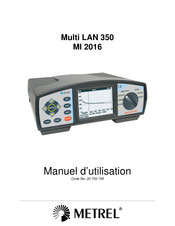 METREL MultiLAN350 RU Manuel D'utilisation