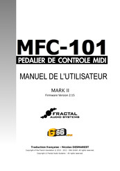 Fractal Audio Systems MFC-101 Mark II Manuel De L'utilisateur