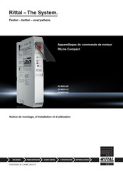 FRIEDHELM LOH Rittal RiLine Compact SV 9635.400 Notice De Montage, D'installation Et D'emploi