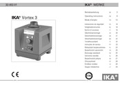 IKA Vortex 3 Mode D'emploi
