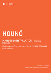 HOUNO CombiSlim BPE Manuel D'installation