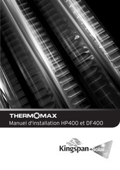 Kingspan Solar Thermomax DF400 Manuel D'installation