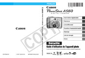 Canon PowerShot A560 Guide D'utilisation