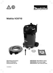 Makita VC4710 Notice D'utilisation