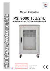 Elektro-Automatik PSI 9000 24U Manuel D'utilisation