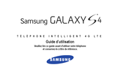 Samsung I9500 Galaxy S4 Guide D'utilisation