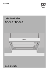 V-ZUG SA Mode D'emploi