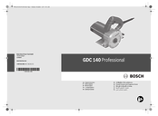 Bosch GDC 140 Professional Notice Originale