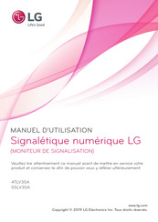 LG 55LV35A Manuel D'utilisation