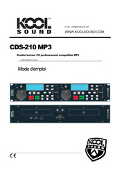 KOOL SOUND CDS-210 MP3 Mode D'emploi