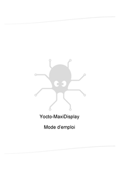 Yoctopuce Yocto-MaxiDisplay Mode D'emploi
