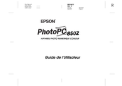 Epson Photo PC 850Z Guide De L'utilisateur