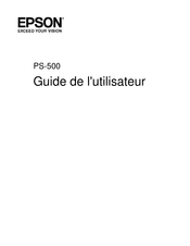 Epson PS-500 Guide De L'utilisateur