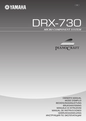 Yamaha DRX-730 Mode D'emploi