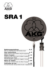 Harman AKG SRA 1 Mode D'emploi