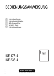Kuppersbusch IKE 178-4 Instructions D'utilisation