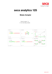 Seca analytics 125 Mode D'emploi