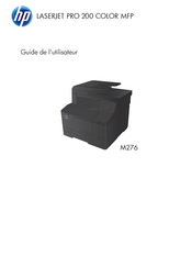 Hewlett Packard LaserJet Pro 200 Couleur Série Guide De L'utilisateur