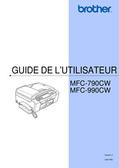 Brother MFC-790CW Guide De L'utilisateur