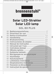 Brennenstuhl SOL 80 PLUS Notice D'utilisation