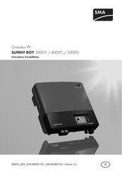 Sma SUNNY BOY 3000TL Instructions D'installation