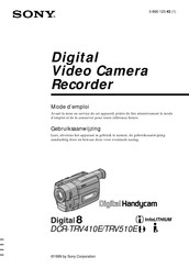 Sony Handycam DCR-TRV410E Mode D'emploi