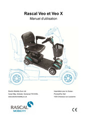 Rascal Mobility Veo X Manuel D'utilisation