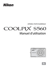 Nikon COOLPIX S560 Manuel D'utilisation