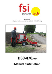 FSI power-tech D30-4702WD Manuel D'utilisation