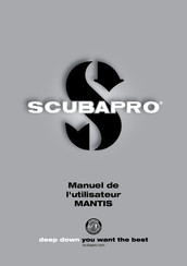 Scubapro MANTIS Manuel De L'utilisateur