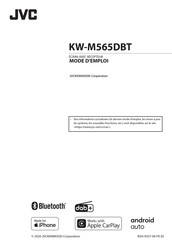 JVC JVCKENWOOD Corporation KW-M565DBT Mode D'emploi